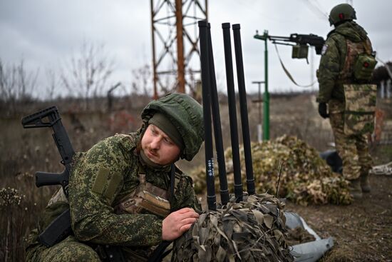 Пункт воздушного наблюдения отряда "Барс-16"  на Северском направлении СВО