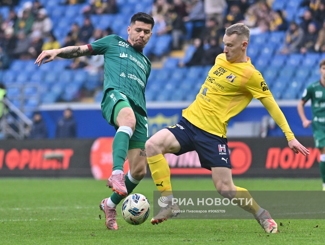 Футбол. РПЛ. "Ростов" (Ростов-на-Дону) - "Рубин" (Казань)