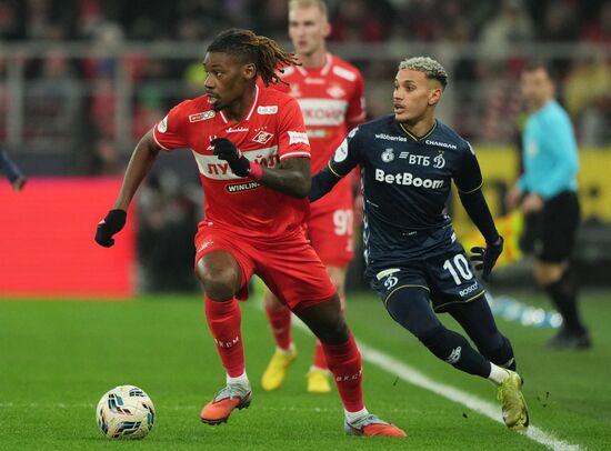 Футбол. РПЛ. "Спартак" (Москва) - "Динамо" (Москва) 