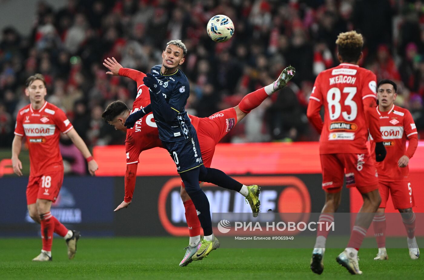 Футбол. РПЛ. "Спартак" (Москва) - "Динамо" (Москва) 