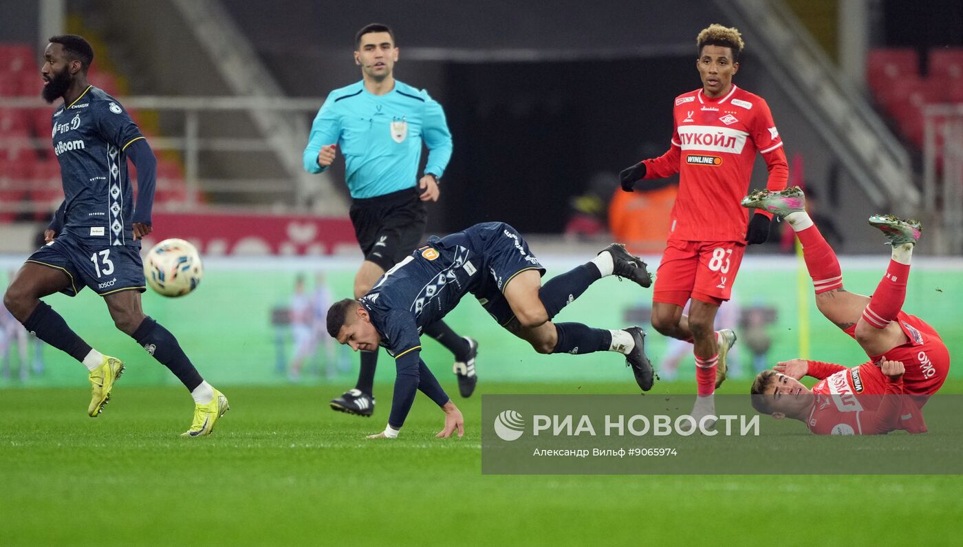 Футбол. РПЛ. "Спартак" (Москва) - "Динамо" (Москва) 