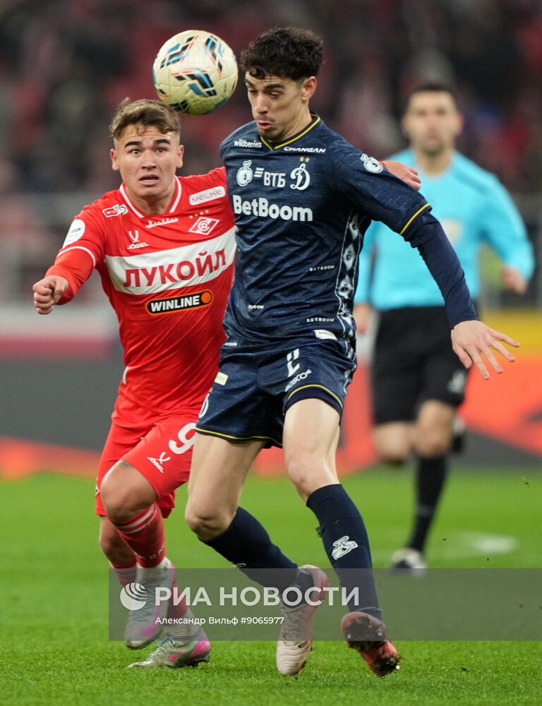 Футбол. РПЛ. "Спартак" (Москва) - "Динамо" (Москва) 