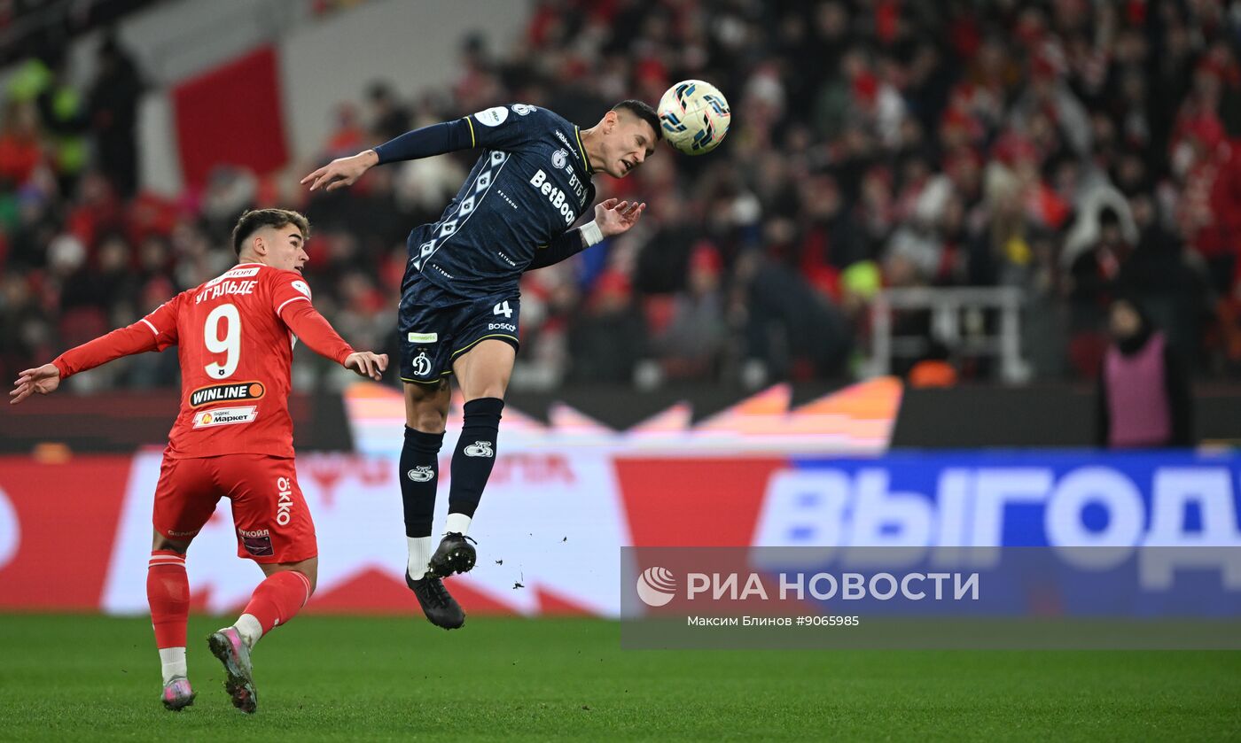 Футбол. РПЛ. "Спартак" (Москва) - "Динамо" (Москва) 