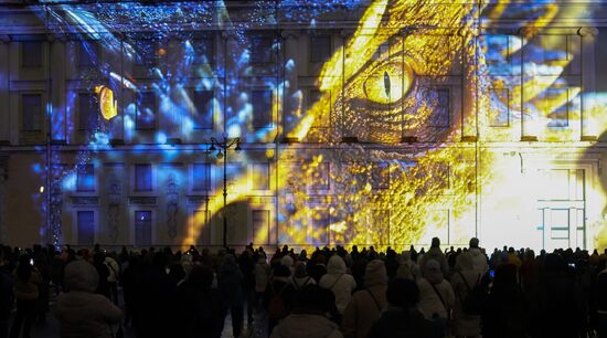 Мультимедийное шоу "Чайковский" на Дворцовой площади