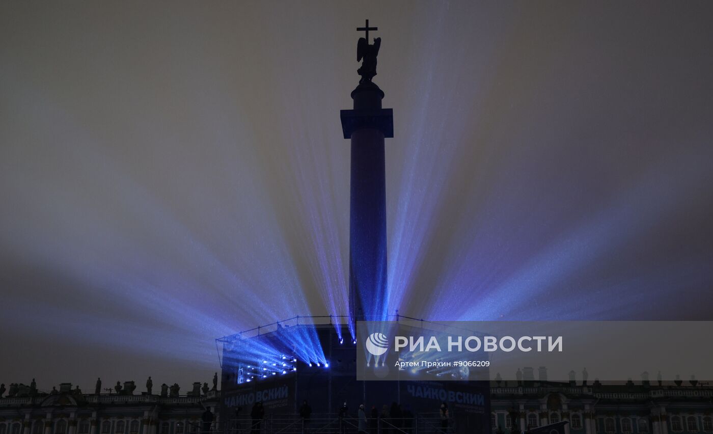Мультимедийное шоу "Чайковский" на Дворцовой площади