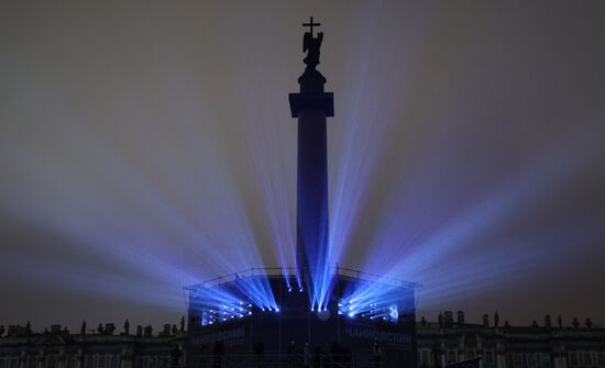 Мультимедийное шоу "Чайковский" на Дворцовой площади