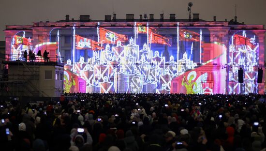 Мультимедийное шоу "Чайковский" на Дворцовой площади