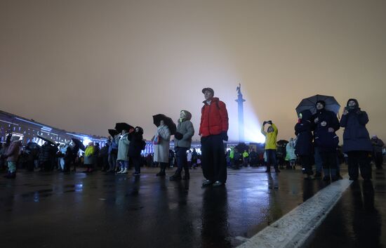 Мультимедийное шоу "Чайковский" на Дворцовой площади