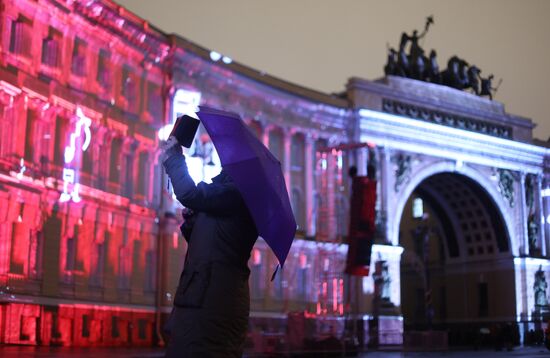 Мультимедийное шоу "Чайковский" на Дворцовой площади