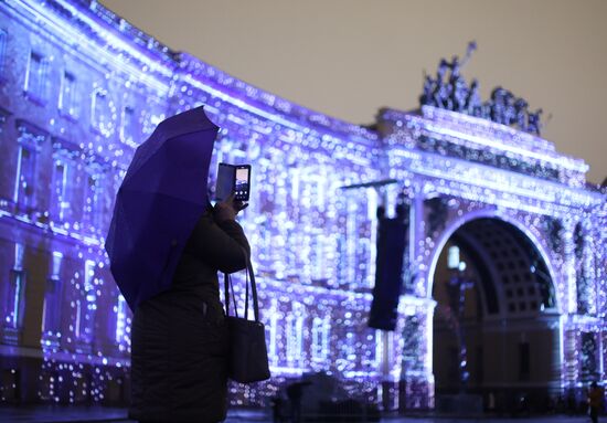Мультимедийное шоу "Чайковский" на Дворцовой площади