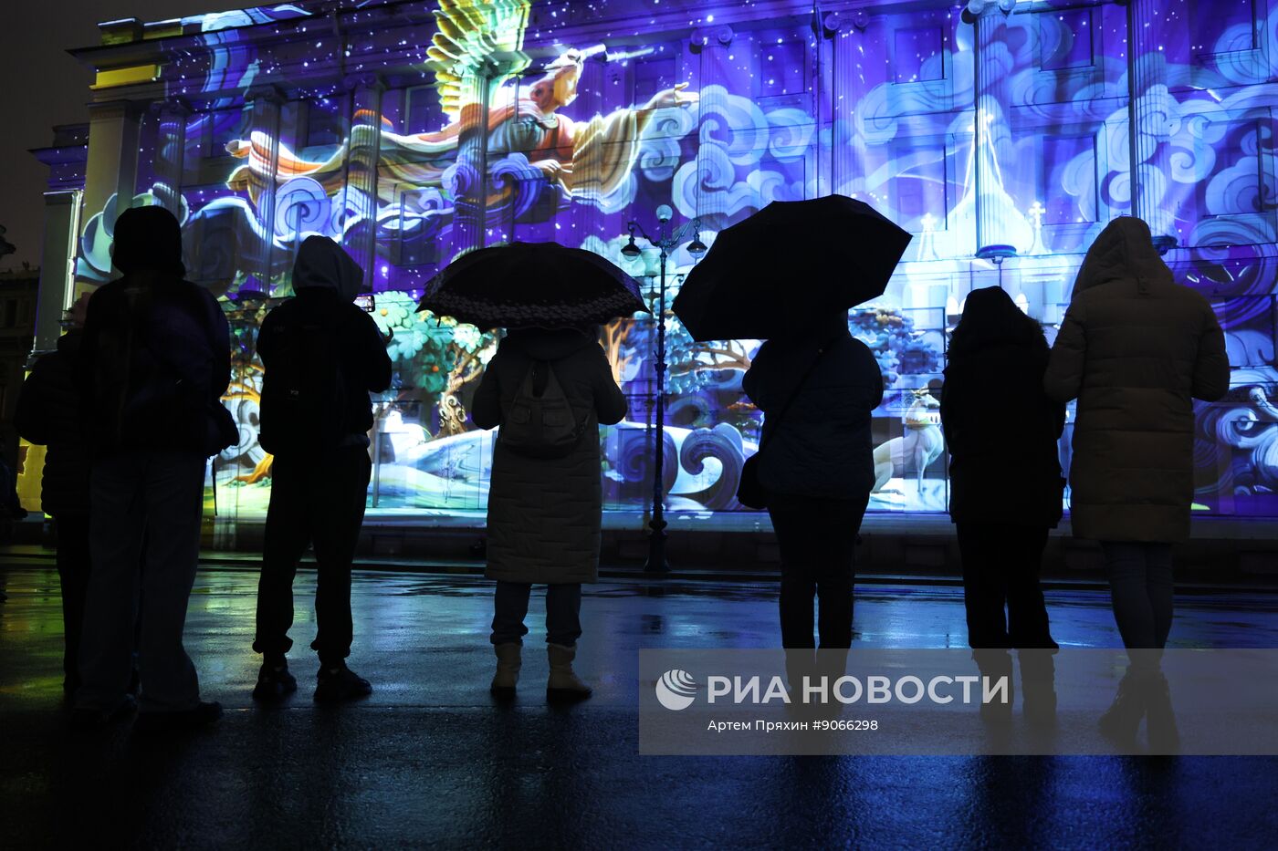 Мультимедийное шоу "Чайковский" на Дворцовой площади