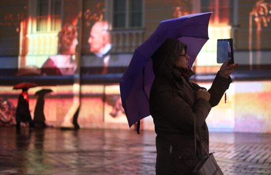 Мультимедийное шоу "Чайковский" на Дворцовой площади