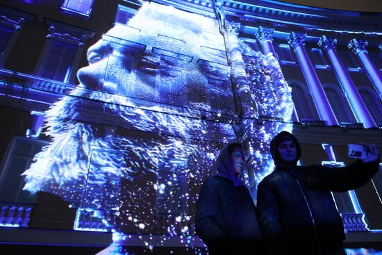 Мультимедийное шоу "Чайковский" на Дворцовой площади