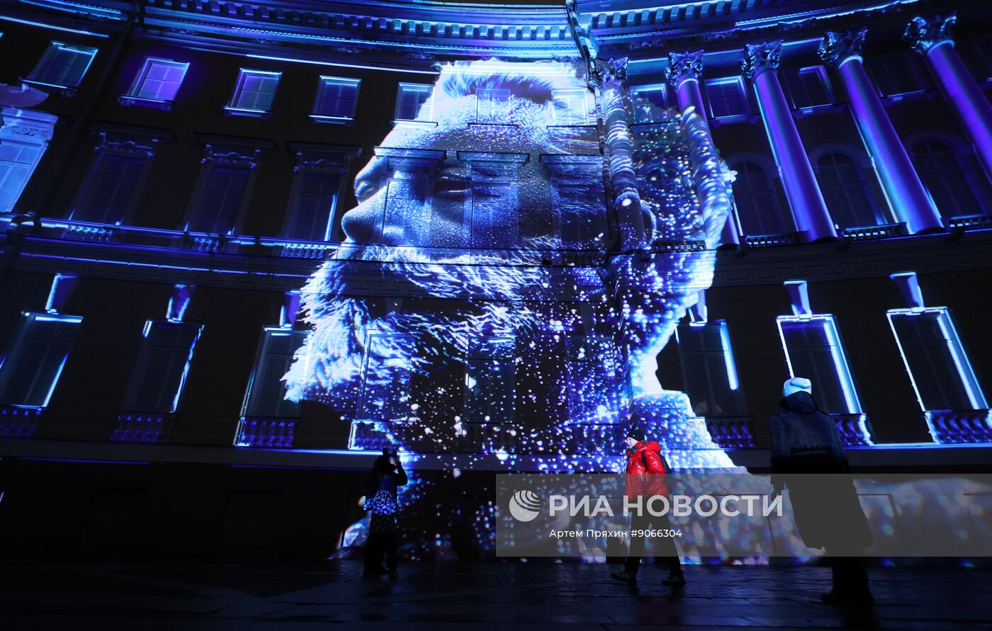Мультимедийное шоу "Чайковский" на Дворцовой площади