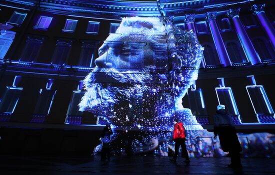 Мультимедийное шоу "Чайковский" на Дворцовой площади