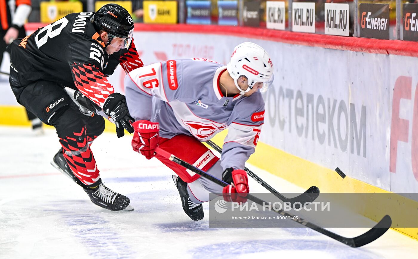 Хоккей. КХЛ. "Авангард" (Омск) - "Спартак" (Москва)