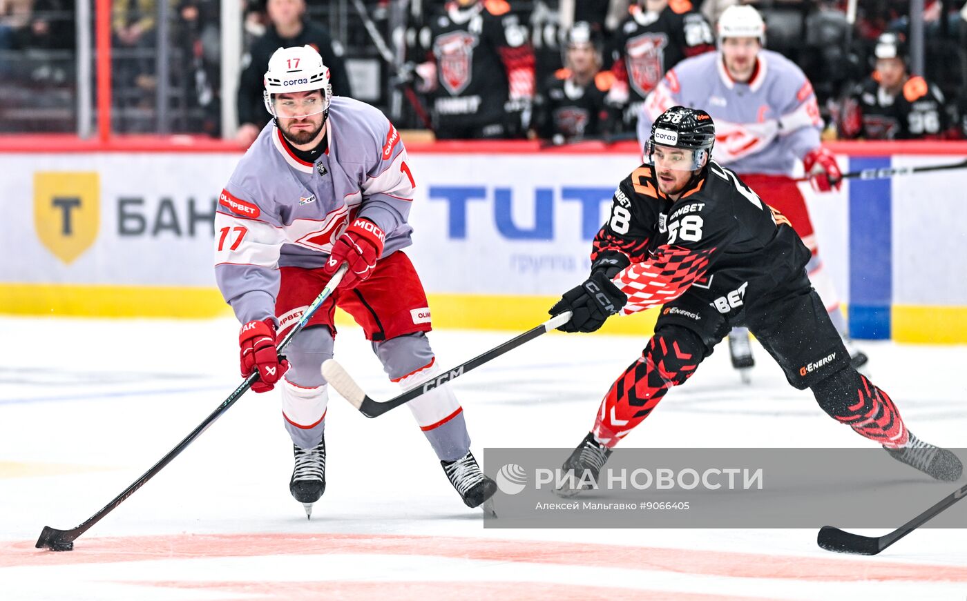 Хоккей. КХЛ. "Авангард" (Омск) - "Спартак" (Москва)
