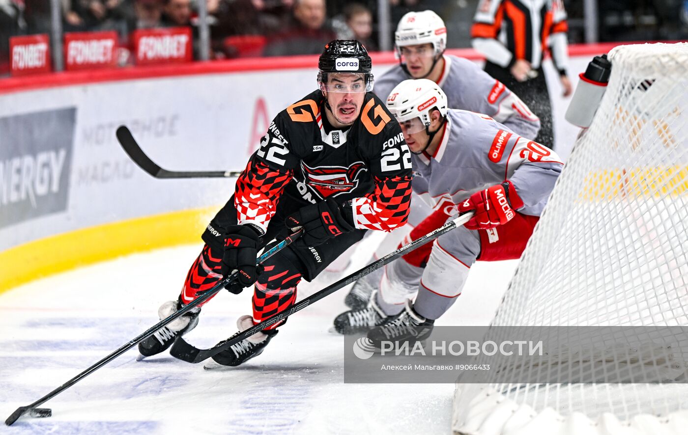 Хоккей. КХЛ. "Авангард" (Омск) - "Спартак" (Москва)