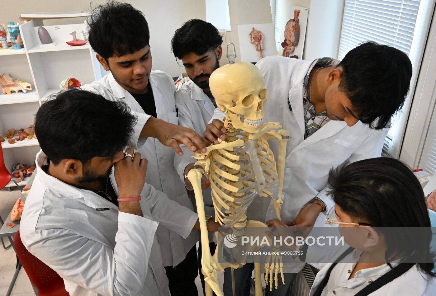 Занятия студентов из Индии в Дальневосточном федеральном университете