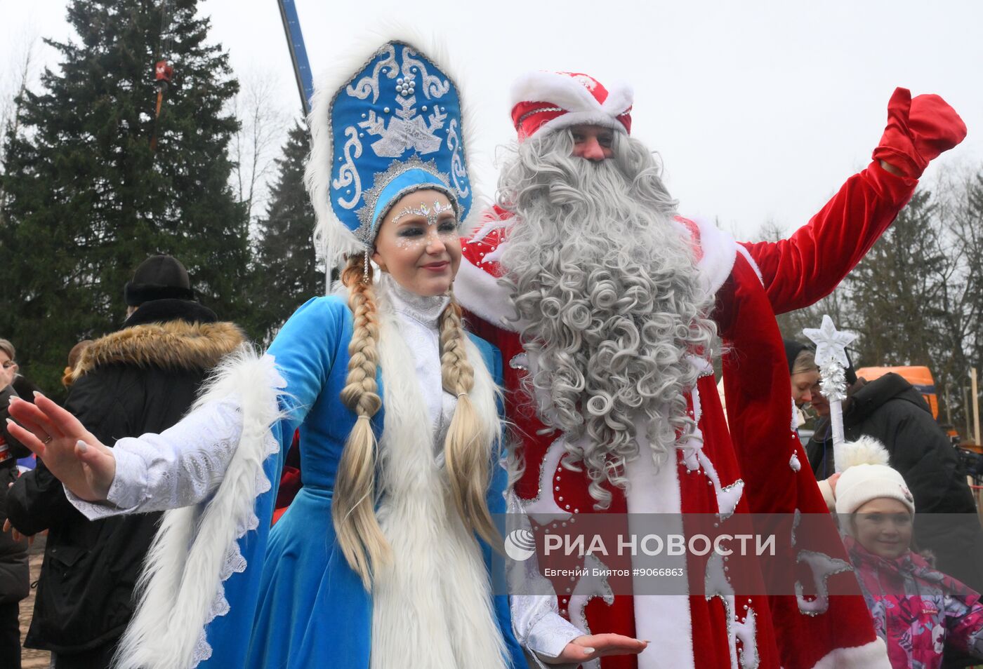 Рубка главной новогодней ели
