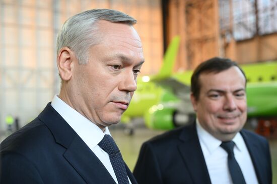 Строительство ангара в аэропорту Толмачево