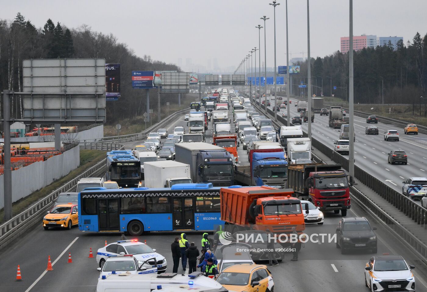 ДТП на Киевском шоссе в Москве