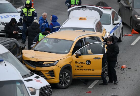 ДТП на Киевском шоссе в Москве
