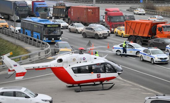 ДТП на Киевском шоссе в Москве