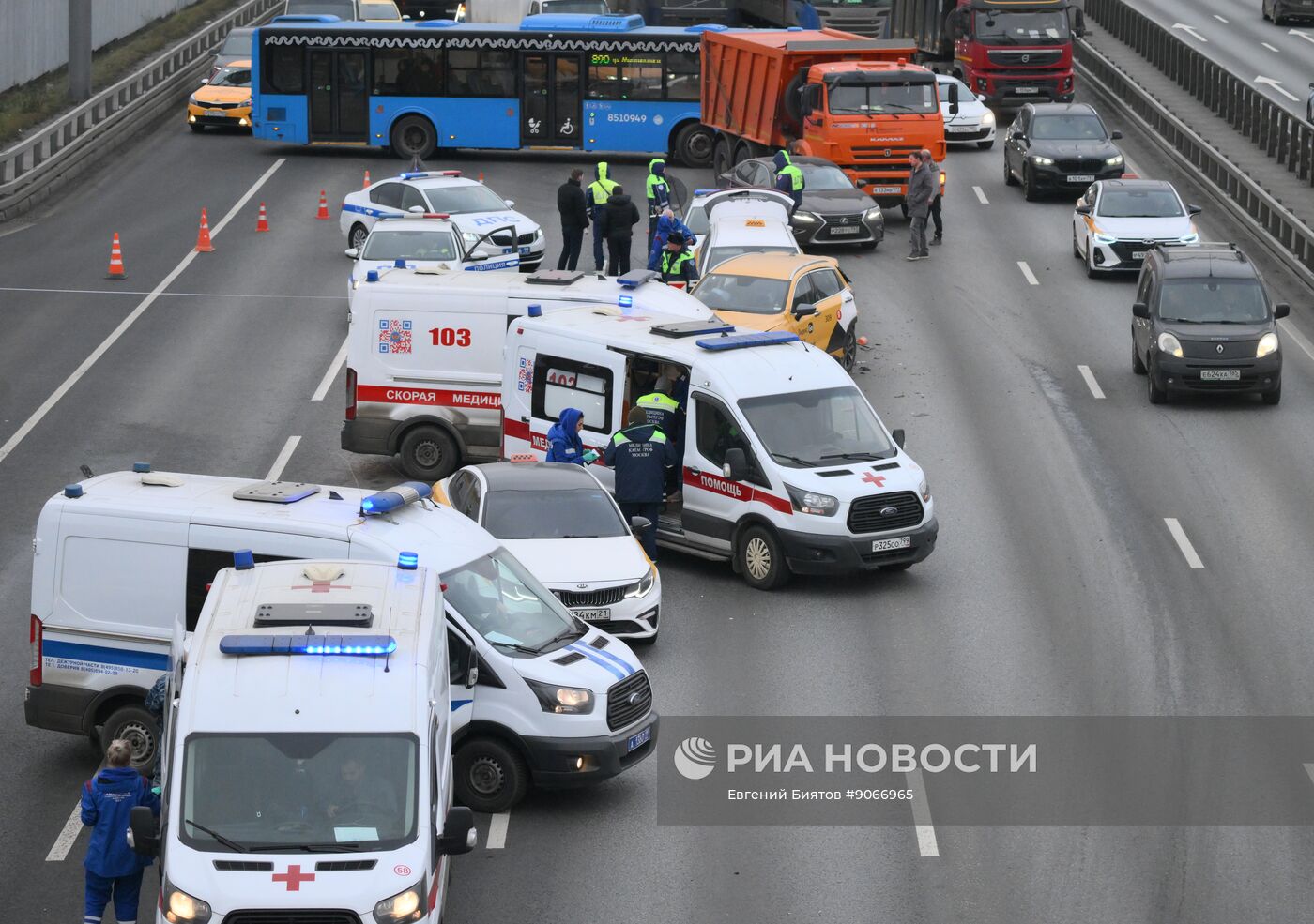 ДТП на Киевском шоссе в Москве