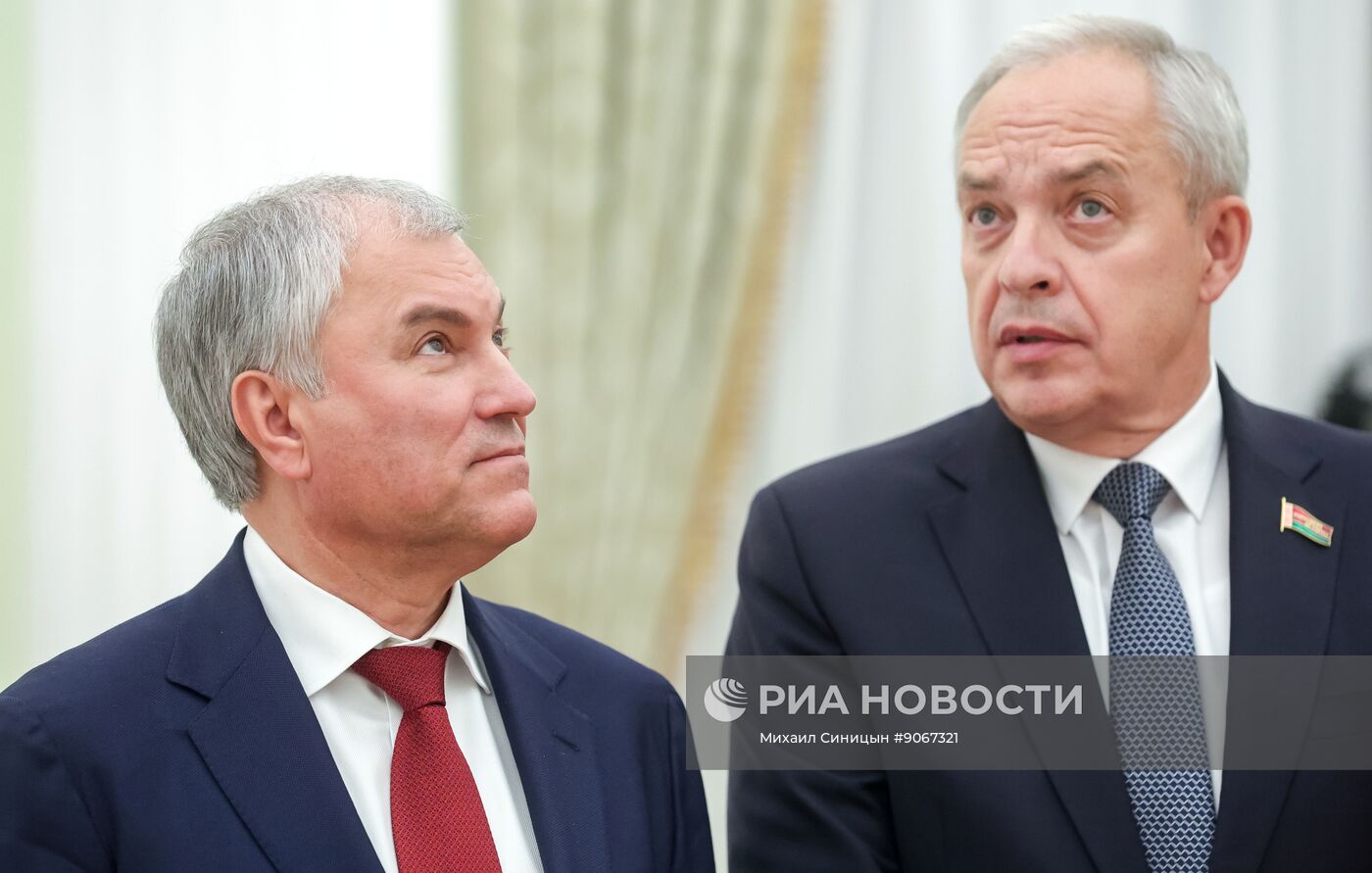 Президент Владимир Путин провел встречу с председателями парламентов государств - членов ОДКБ