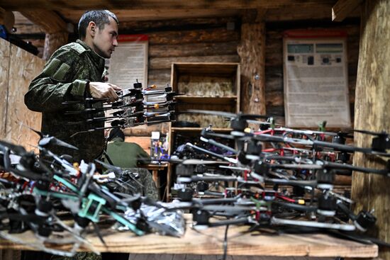 Лаборатория БПЛА 123-й мотострелковой бригады группировки "Юг"