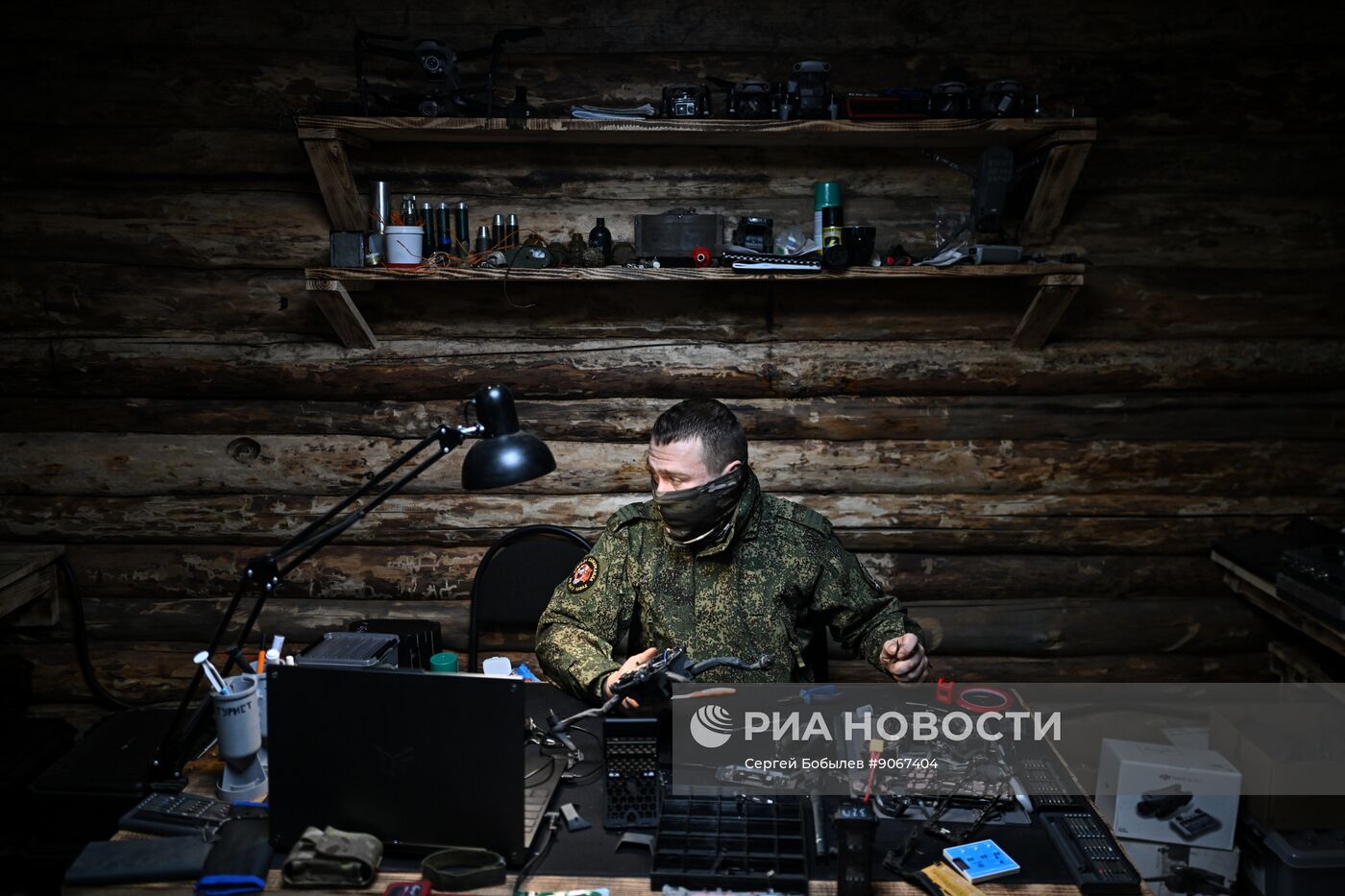 Лаборатория БПЛА 123-й мотострелковой бригады группировки "Юг"