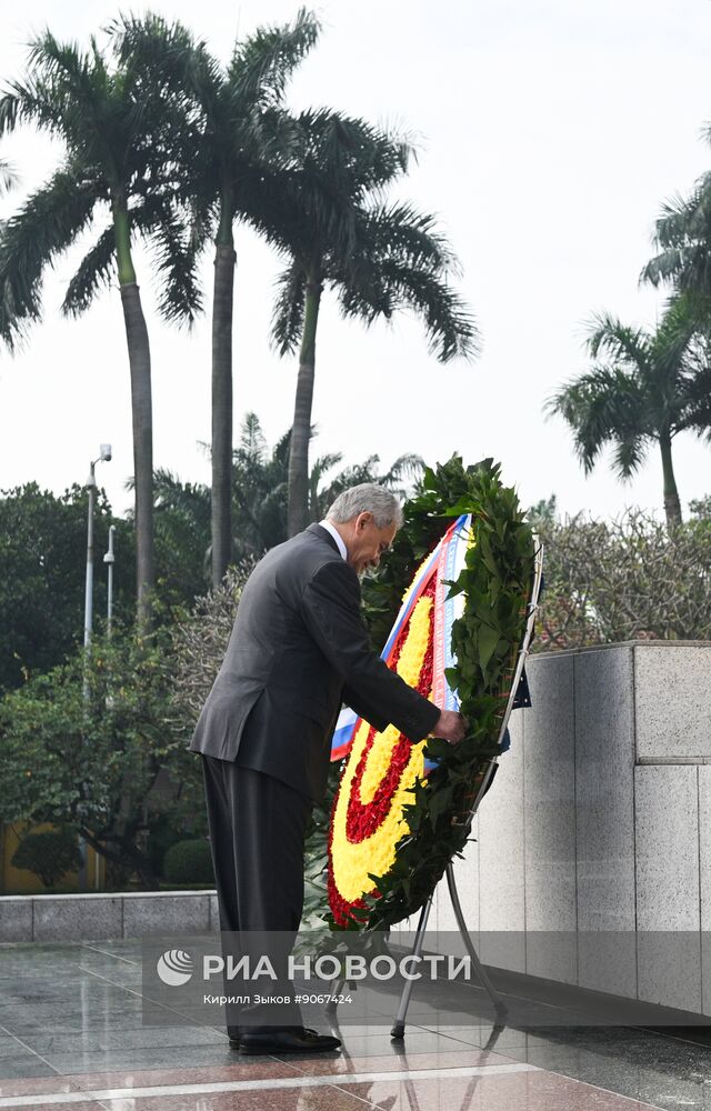 Визит секретаря Совета безопасности РФ Сергея Шойгу во Вьетнам