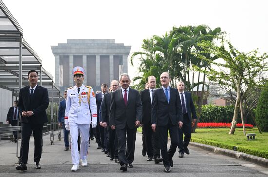 Визит секретаря Совета безопасности РФ Сергея Шойгу во Вьетнам