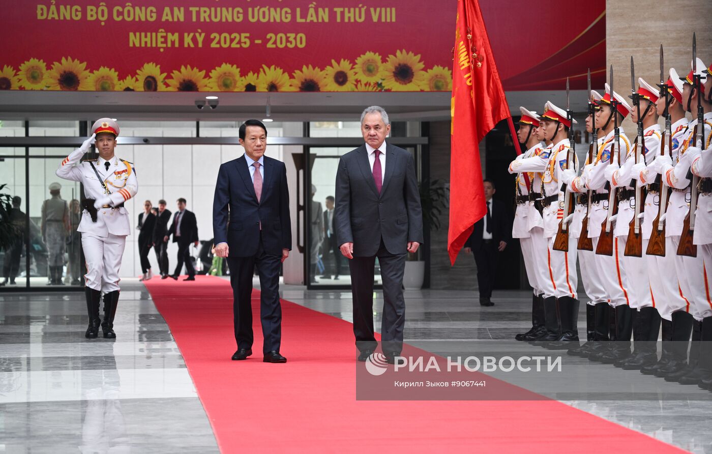 Визит секретаря Совета безопасности РФ Сергея Шойгу во Вьетнам