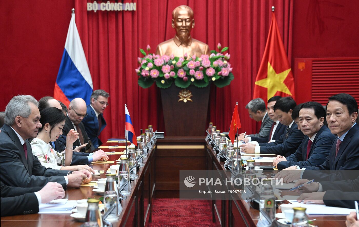 Визит секретаря Совета безопасности РФ Сергея Шойгу во Вьетнам