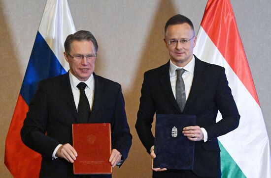 Заседание Российско-Венгерской межправительственной комиссии по экономическому сотрудничеству