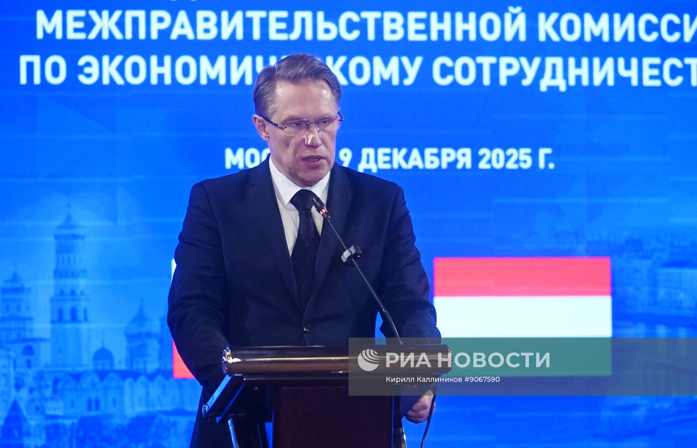 Заседание Российско-Венгерской межправительственной комиссии по экономическому сотрудничеству