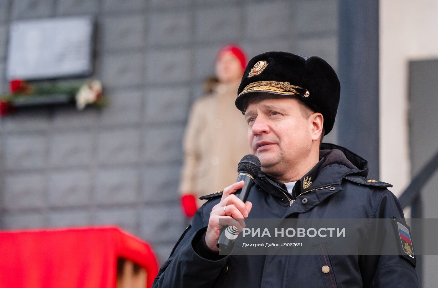 Открытие мемориальной доски Герою России Р. Манкевичу в Мурманске