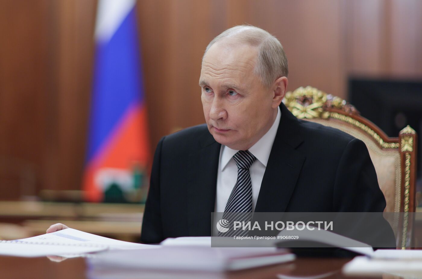 Президент Владимир Путин встретился с главой РАН Геннадием Красниковым