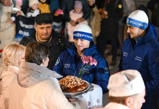 Экипаж "Союза МС-27" прибыл в Звёздный городок