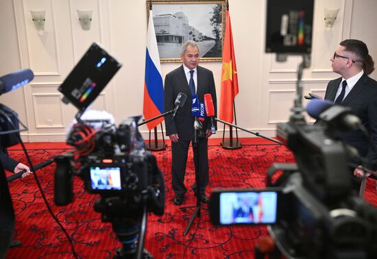 Визит секретаря Совета безопасности РФ Сергея Шойгу во Вьетнам