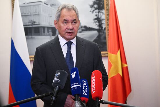 Визит секретаря Совета безопасности РФ Сергея Шойгу во Вьетнам