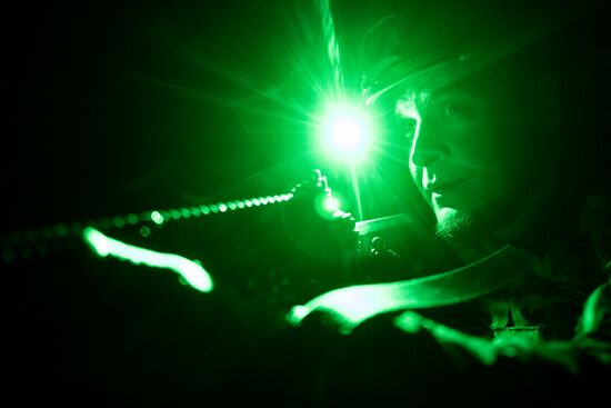 Боевое слаживание военнослужащих спецназа "Ахмат"