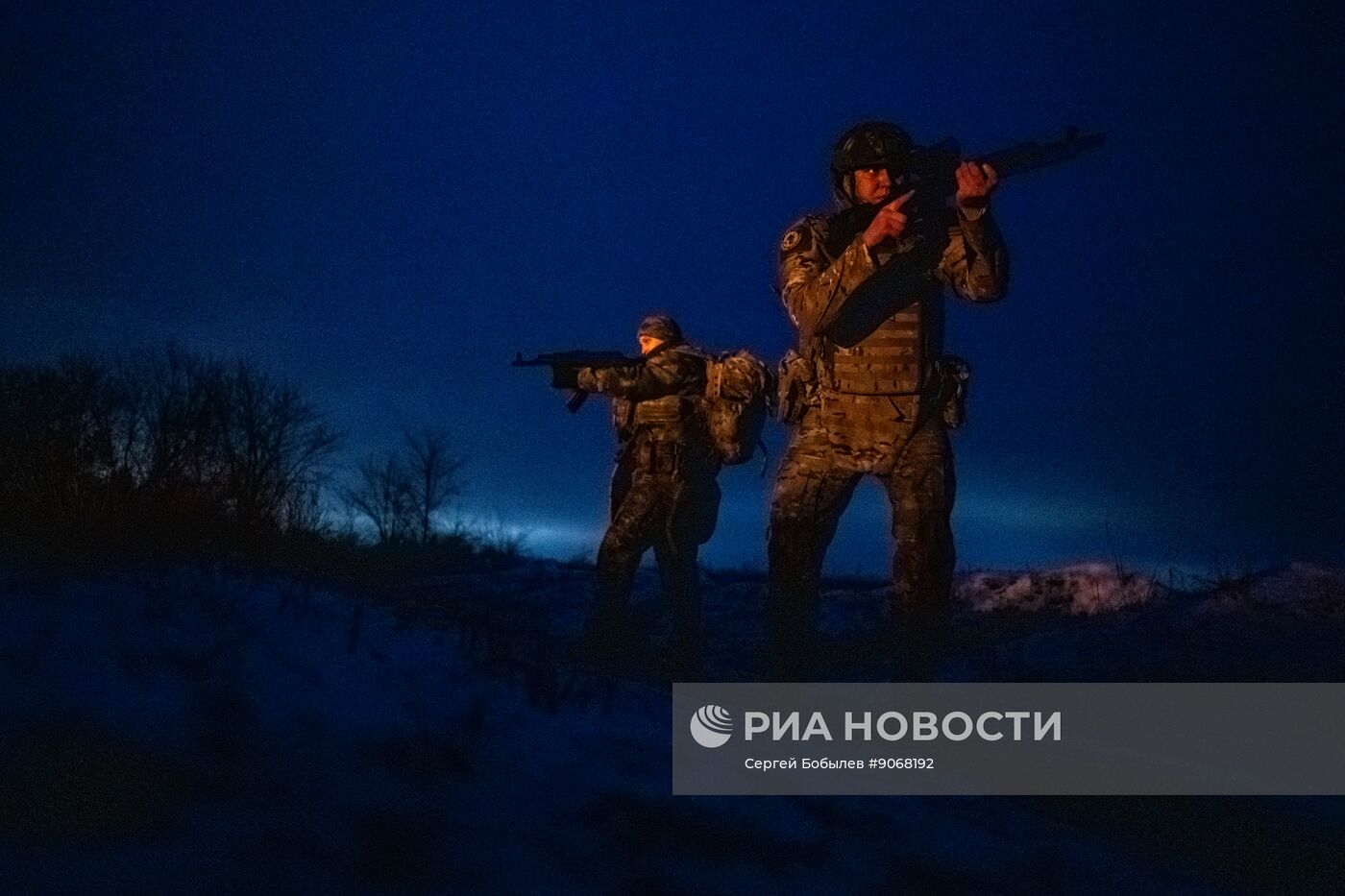 Боевое слаживание военнослужащих спецназа "Ахмат"