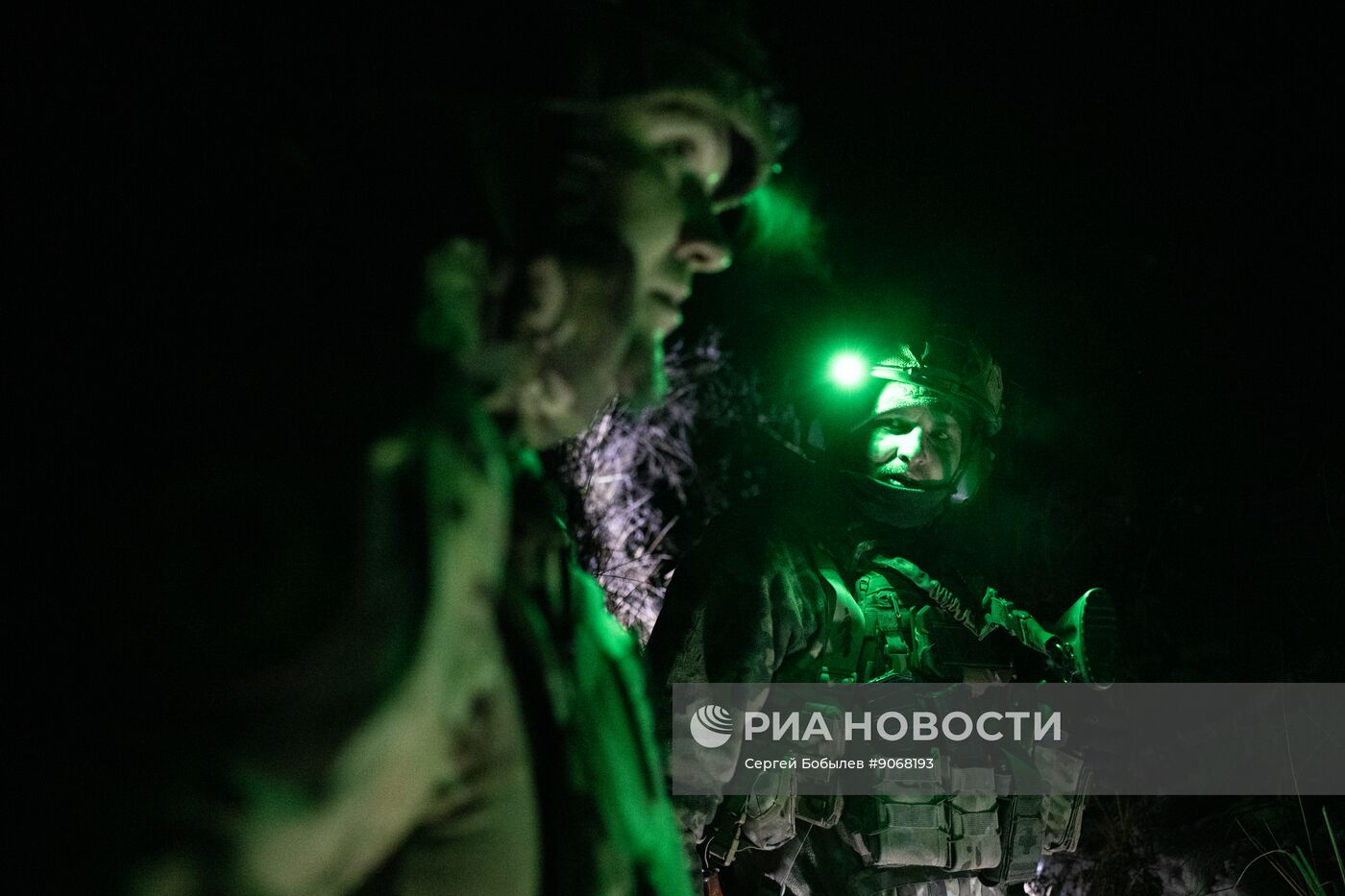 Боевое слаживание военнослужащих спецназа "Ахмат"