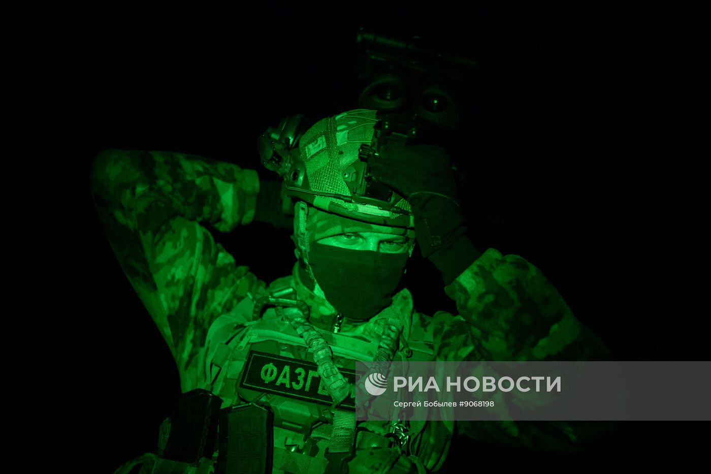 Боевое слаживание военнослужащих спецназа "Ахмат"