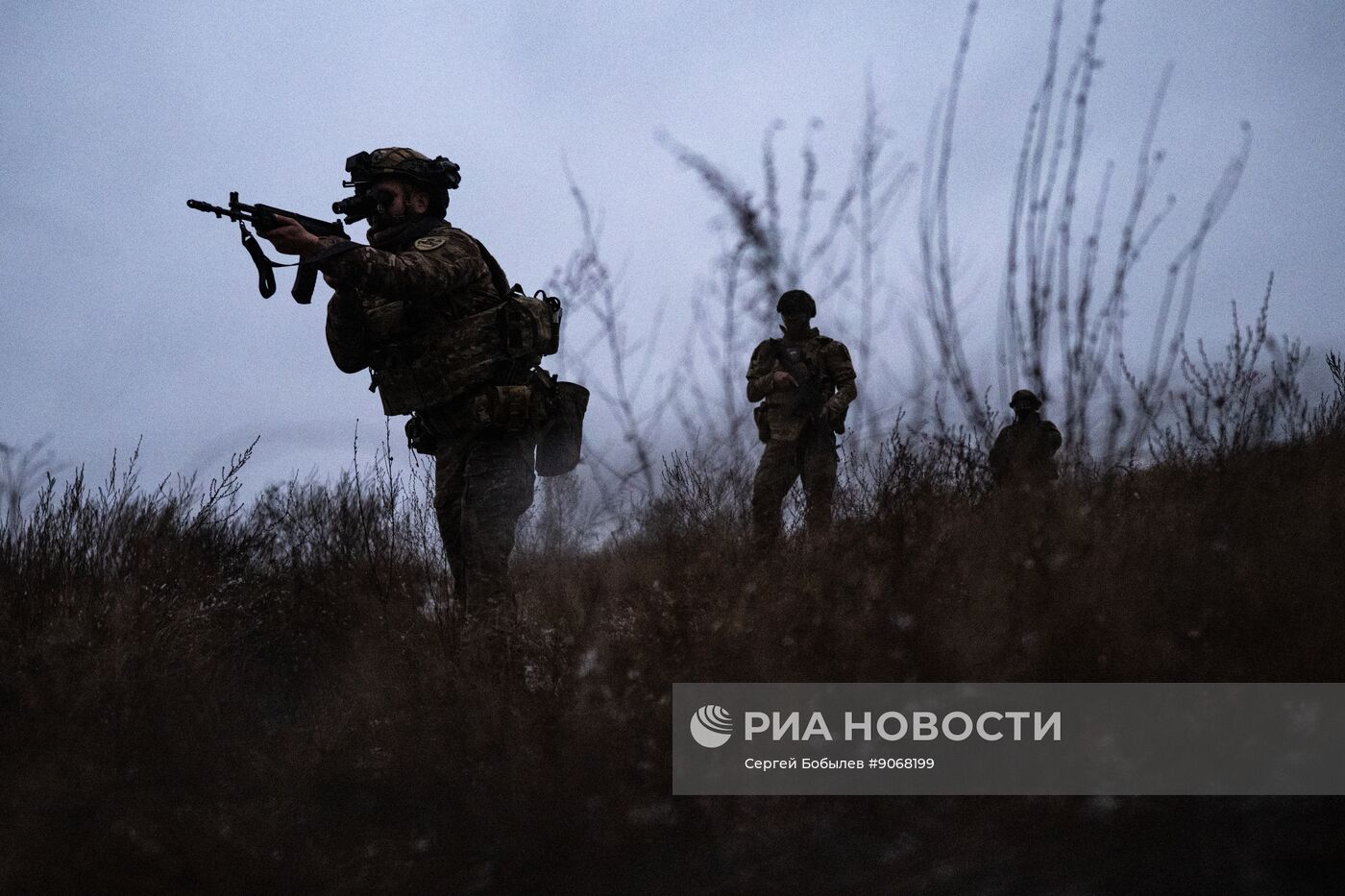 Боевое слаживание военнослужащих спецназа "Ахмат"