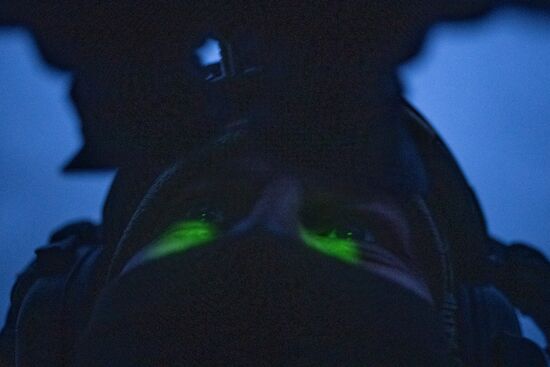 Боевое слаживание военнослужащих спецназа "Ахмат"