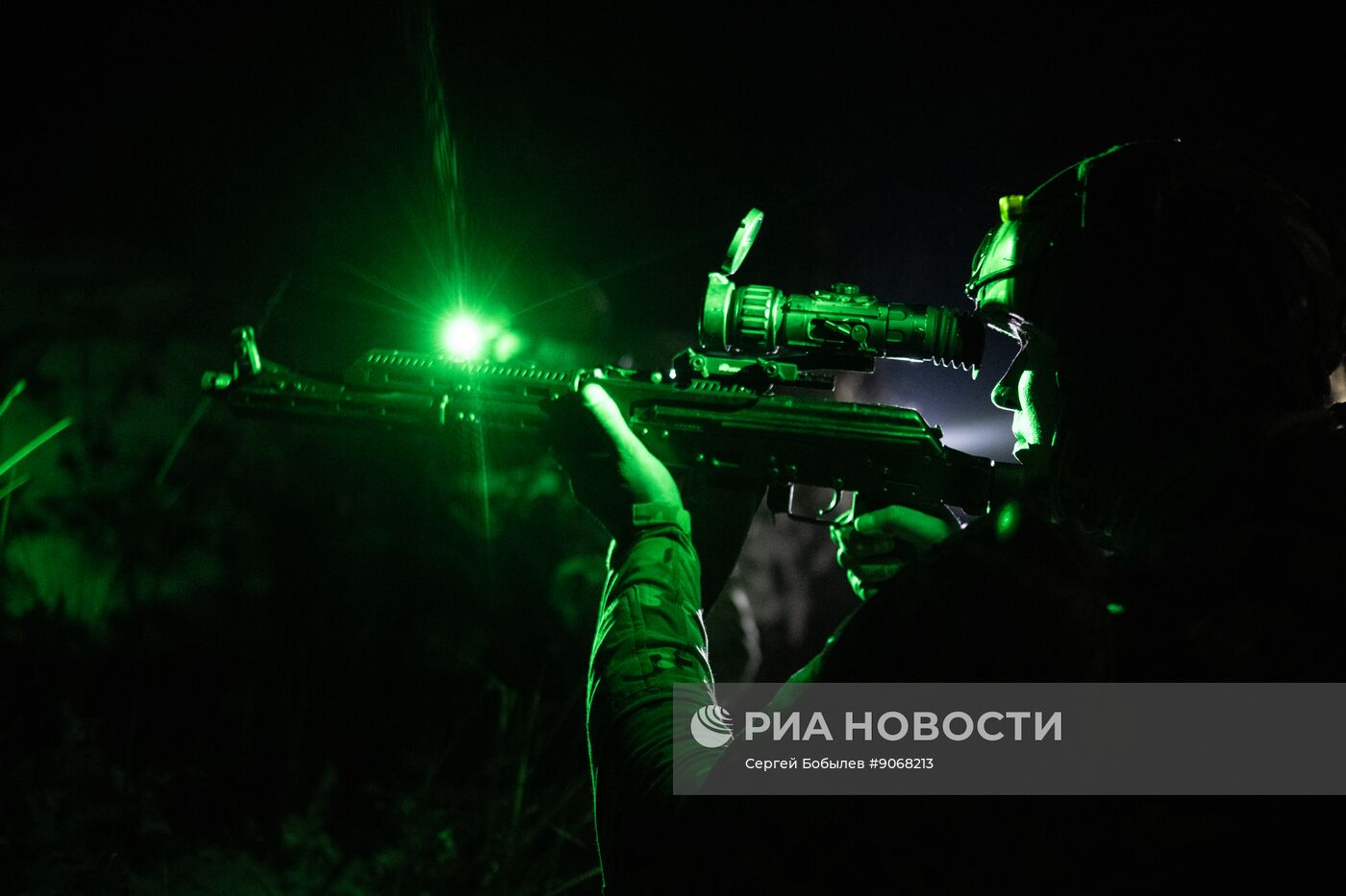 Боевое слаживание военнослужащих спецназа "Ахмат"